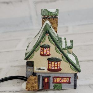 DEPARTMENT 56 - NORTH POLE SERIES - ELVES BUNKHOUSE LIGHT UP ORNAMENT